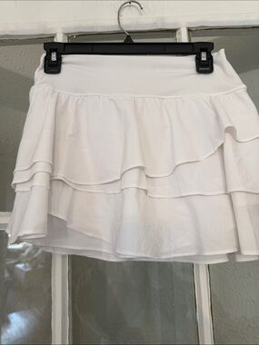 Offline by aerie White Tiered Ruffle Mini Skirt - Women